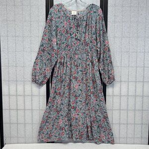 Knox Rose Floral Maxi Dress in Teal and Rose